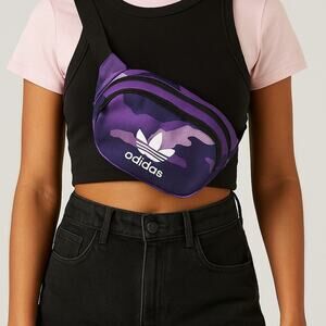 Adidas Originals Purple Camo Belt Bag Fanny Pack Crossbody